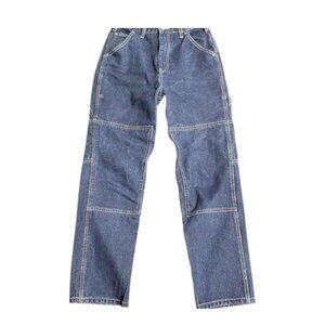 Navy Blue Denim Carpenter Jeans Size 28